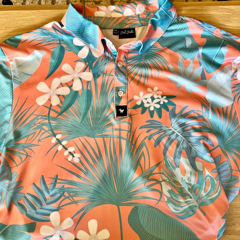 Tropical Floral Polo Shirt